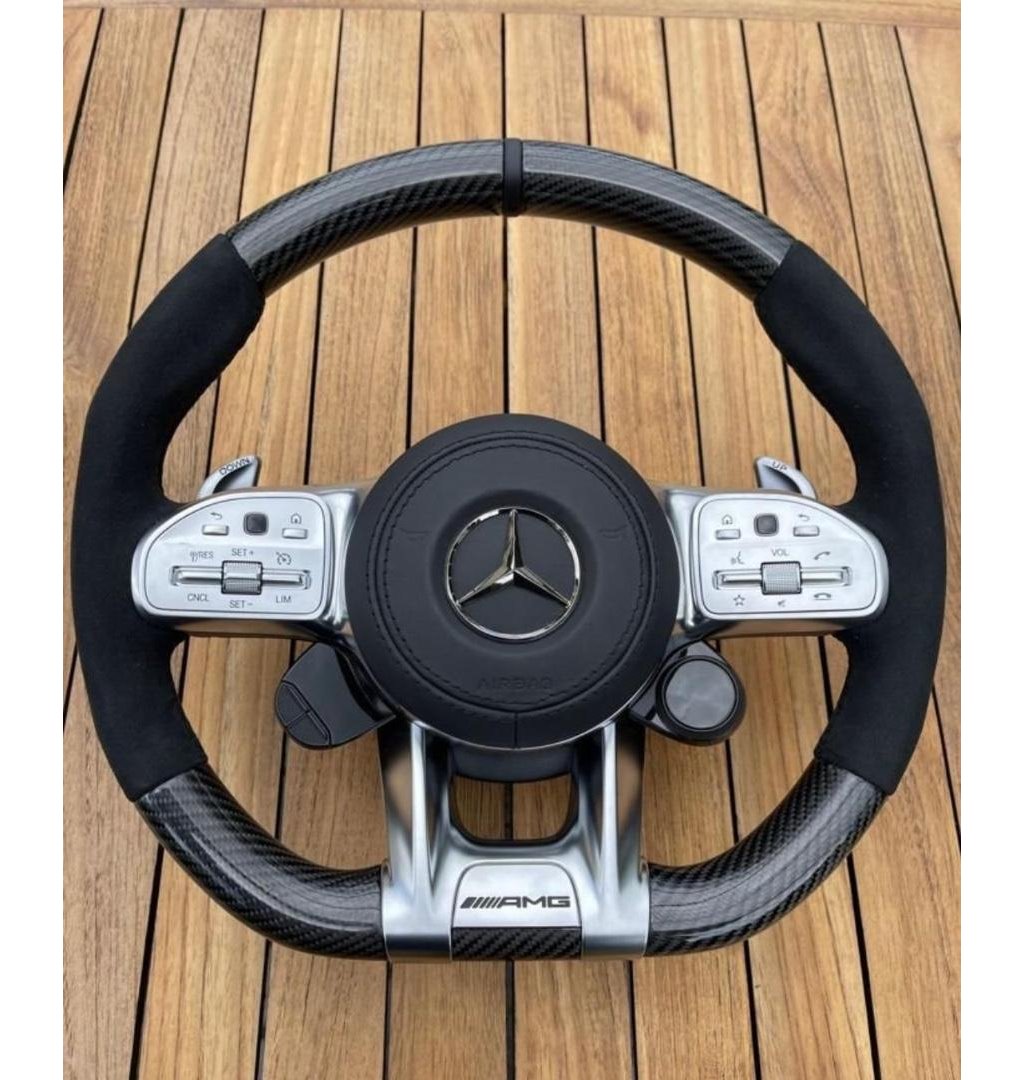 Steering wheel OLED switch control buttons for Mercedes-Benz W463A W464-Interior Style