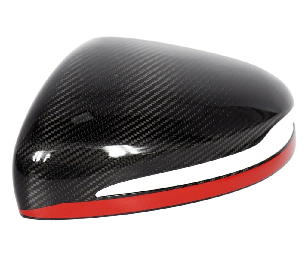 Calotte degli specchietti in carbonio con striscia rossa per Mercedes-Benz Classe G W463A W464 G63-Parti del corpo