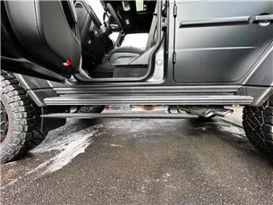 Elektrische Trittbretter mit LED-Beleuchtung kurze Trittstufen für Mercedes-Benz W463A W464 G-Klasse-Dekorative und funktionelle 2