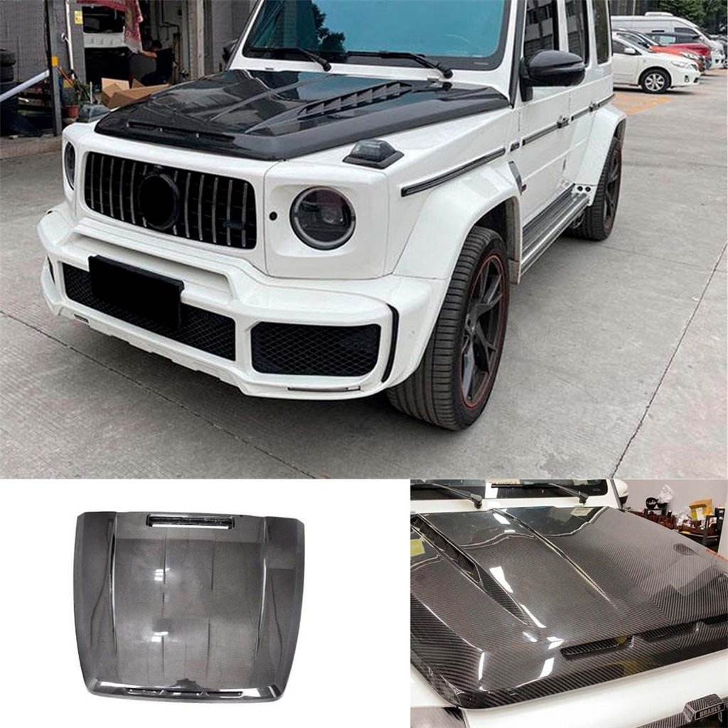 Carbon Hood with Liner & Vents for Mercedes W463A G-Class-Body Parts