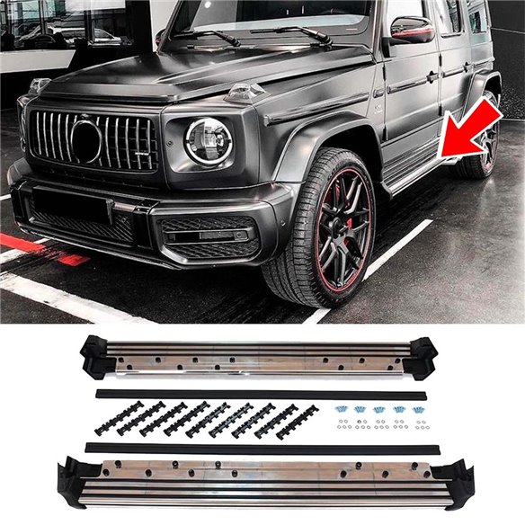Сhrome W463A Side Step Trittbretter für Mercedes-Benz G-Klasse-Körperteile Сhrome W463A Side Step Trittbretter für Mercedes-Benz G-Klasse-Körperteile