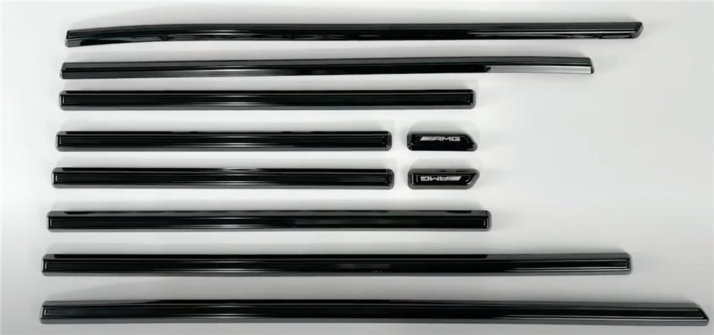 Side molding trims with LED lighting for Mercedes-Benz W463A W464 G-Class-Lighting Elements