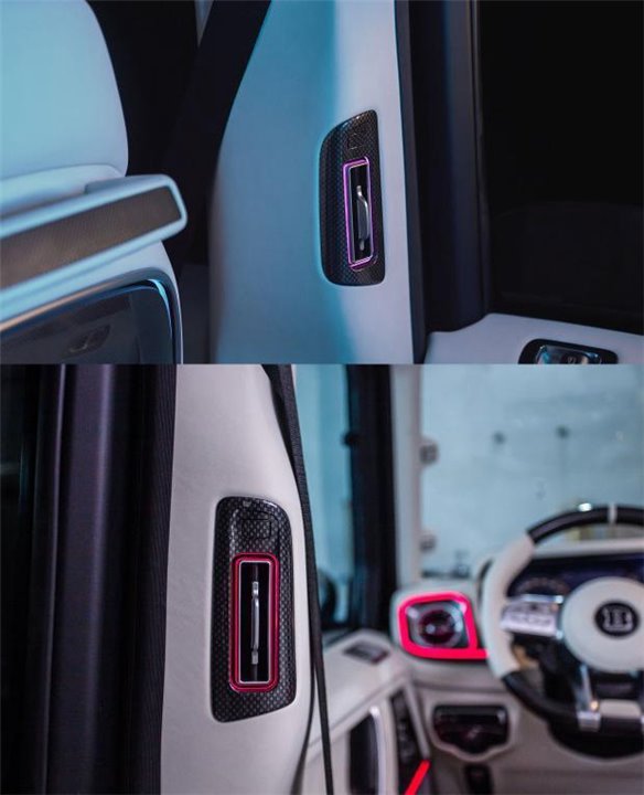 Bocchette di ventilazione per montanti interni con illuminazione a LED per Mercedes-Benz Classe G W463A-Elementi di illuminazion