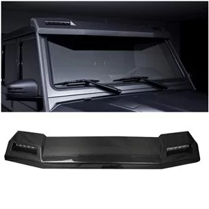 Carbon fiber front roof spoiler with LEDs for Mercedes-Benz W463 G-Wagon 4x4 6x6-Lighting Elements