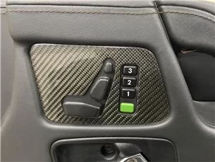 Maniglie delle porte dei pannelli laterali in fibra di carbonio per Mercedes-Benz G-Wagon W463-Stile interno 2