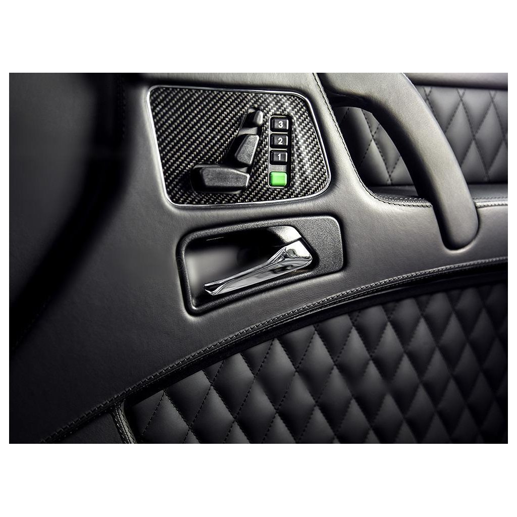 Maniglie delle porte dei pannelli laterali in fibra di carbonio per Mercedes-Benz G-Wagon W463-Stile interno