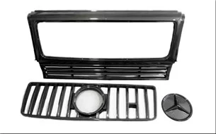 Carbon fiber Front Grille W463 to W463A for Mercedes-Benz G-Wagon 3pcs set-Body Parts 2