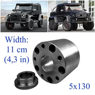 Spurverbreiterungen 5x130 110x160mm für Mercedes-Benz W463 G-Klasse 4x4 6x6-G Class W463A XLP 900 6x6