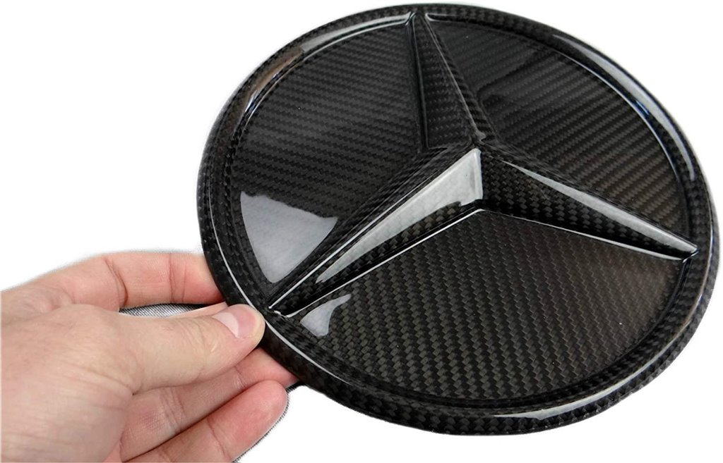 Carbon fiber front grille star style solid badge logo emblem for Mercedes-Benz W463 G-Class G-Wagon-Logos and Emblems Carbon fiber front grille star style solid badge logo emblem for Mercedes-Benz W463 G-Class G-Wagon-Logos and Emblems