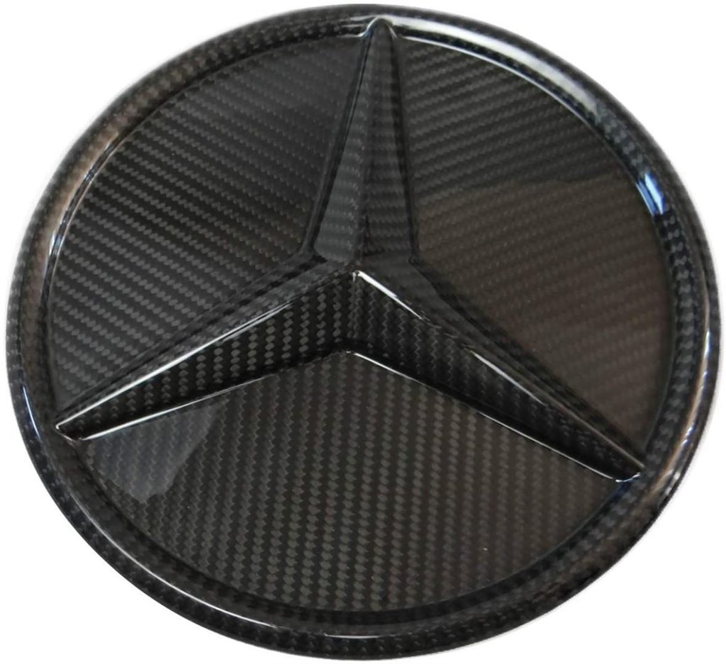 Carbon fiber front grille star style solid badge logo emblem for Mercedes-Benz W463 G-Class G-Wagon-Logos and Emblems Carbon fiber front grille star style solid badge logo emblem for Mercedes-Benz W463 G-Class G-Wagon-Logos and Emblems