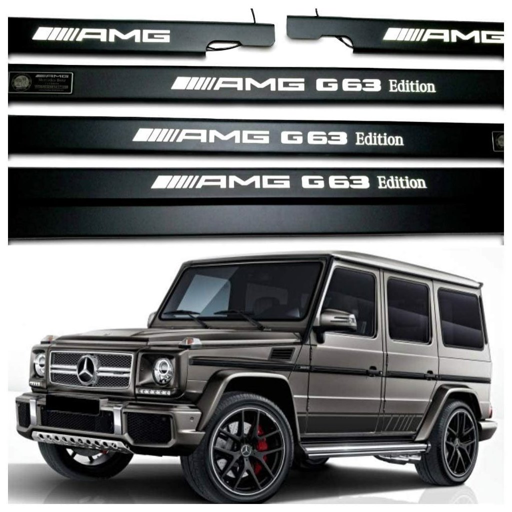 G63 AMG Edition metallizzato Moduli sottoporta illuminati a LED per Mercedes-Benz G-Wagon W463-Elementi di illuminazione
