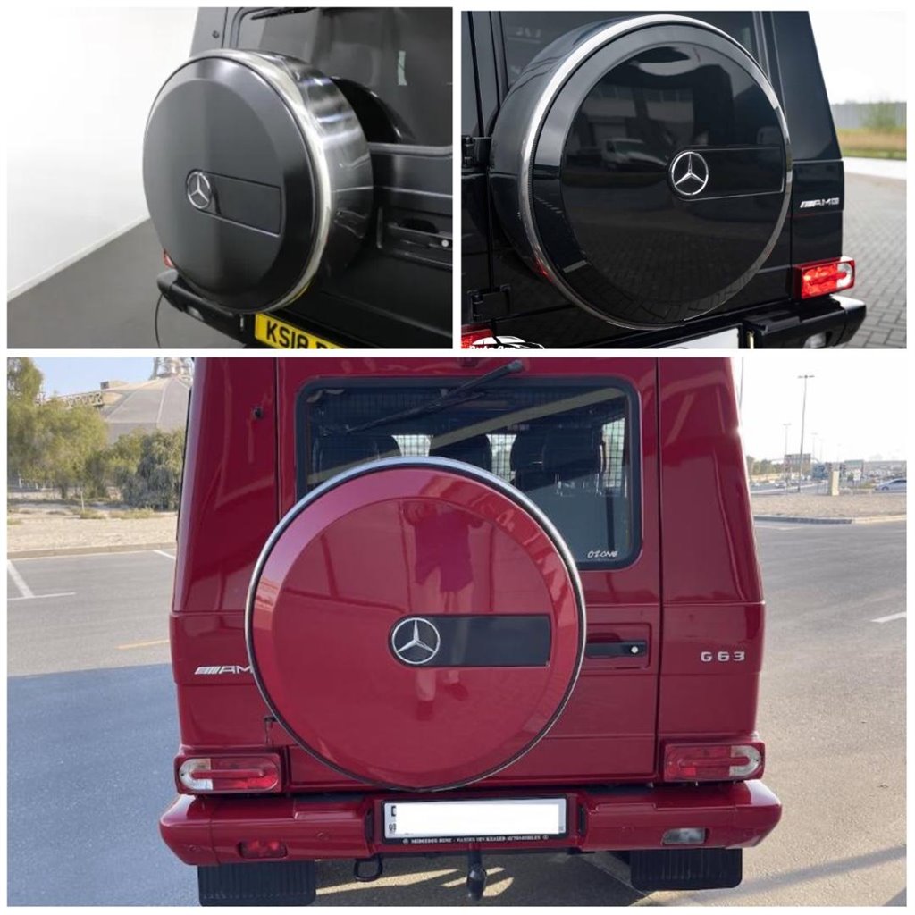 Copriruota di scorta in vetroresina per Mercedes-Benz Classe G W463-Parti del corpo Copriruota di scorta in vetroresina per Mercedes-Benz Classe G W463-Parti del corpo