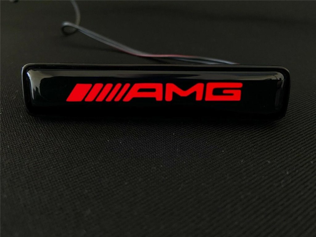 AMG LED Kühlergrill rote Plakette Emblem Logo für Mercedes W463 G Wagon-Beleuchtungselemente AMG LED Kühlergrill rote Plakette Emblem Logo für Mercedes W463 G Wagon-Beleuchtungselemente