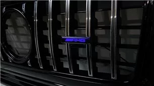 AMG LED grille blue badge emblem logo for Mercedes W463 G Wagon-Lighting Elements 2