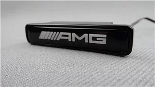 Griglia radiatore AMG LED logo emblema bianco per Mercedes W463 G Wagon-Elementi di illuminazione 2