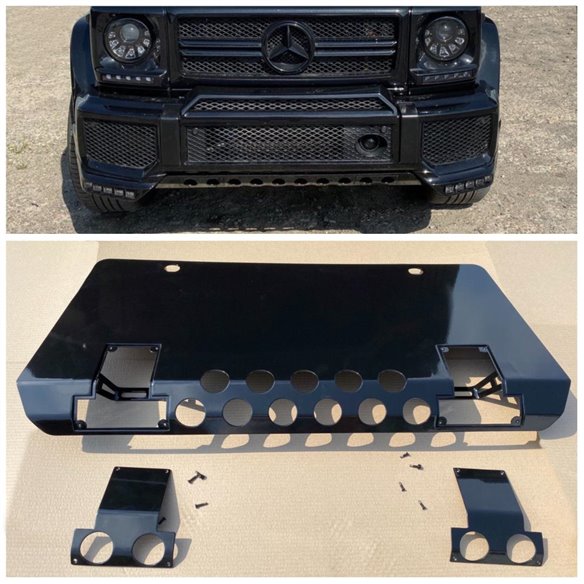 Frontkotflügel Edelstahl SCHWARZ für Mercedes-Benz W463 G-Klasse-Dekorative und funktionelle Accessoires Frontkotflügel Edelstahl SCHWARZ für Mercedes-Benz W463 G-Klasse-Dekorative und funktionelle Accessoires