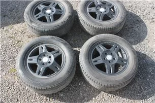 Rims R18 BLACK with tires for Mercedes-Benz W463 G-Class 4pcs-Suspension and Steering Components