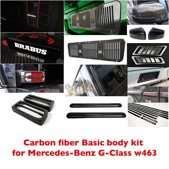 Carbon fiber Basic body kit for Mercedes-Benz G-Class w463-Body Parts