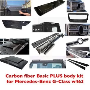 Kohlefaser Basic PLUS Bodykit für Mercedes-Benz G-Klasse w463-Karosserie-Umbausätze 2