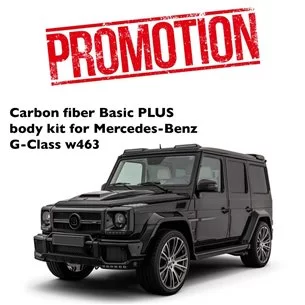 Kohlefaser Basic PLUS Bodykit für Mercedes-Benz G-Klasse w463-Karosserie-Umbausätze