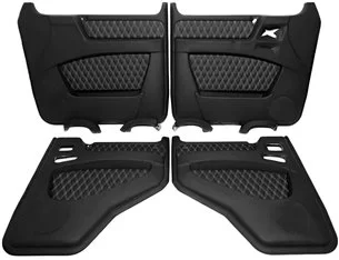 Fiberglas-Türverkleidungen mit Lederbesatz für mercedes-benz g-wagon g-klasse w463 1979 - 2001-Interieur Stil 2