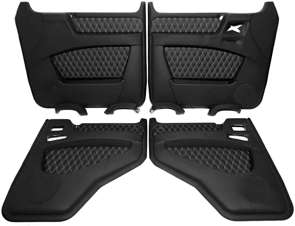 Fiberglass door panels with leather trim for mercedes-benz g-wagon g-class w463 1979 - 2001-Interior Style Fiberglass door panels with leather trim for mercedes-benz g-wagon g-class w463 1979 - 2001-Interior Style