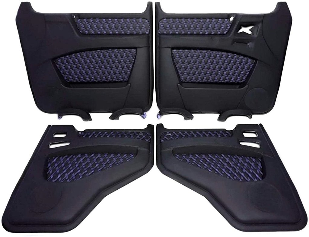 Fiberglass door panels with leather trim for mercedes-benz g-wagon g-class w463 1979 - 2001-Interior Style Fiberglass door panels with leather trim for mercedes-benz g-wagon g-class w463 1979 - 2001-Interior Style