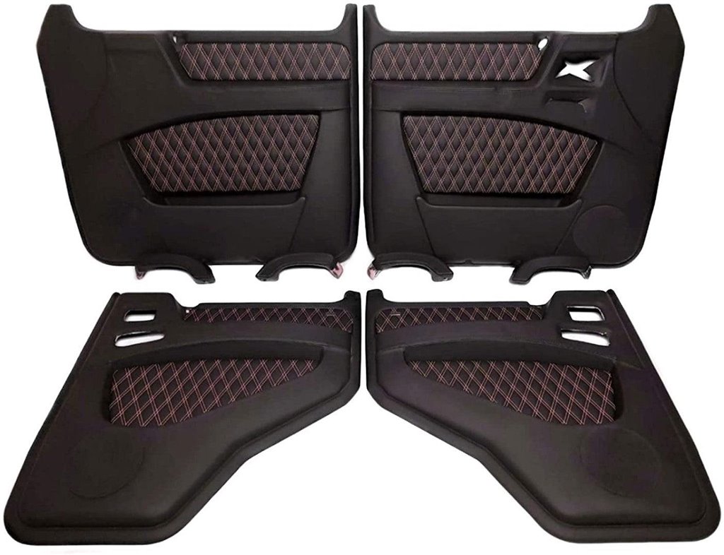 Fiberglass door panels with leather trim for mercedes-benz g-wagon g-class w463 1979 - 2001-Interior Style Fiberglass door panels with leather trim for mercedes-benz g-wagon g-class w463 1979 - 2001-Interior Style