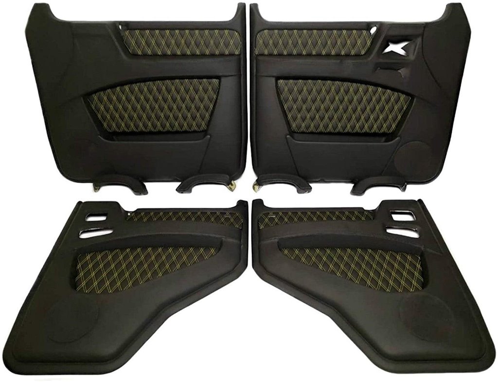 Fiberglass door panels with leather trim for mercedes-benz g-wagon g-class w463 1979 - 2001-Interior Style Fiberglass door panels with leather trim for mercedes-benz g-wagon g-class w463 1979 - 2001-Interior Style