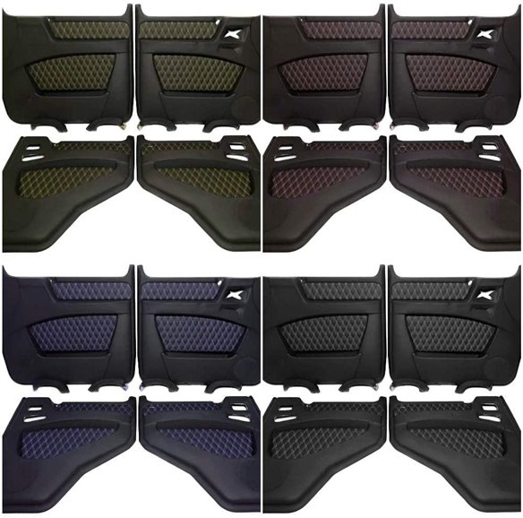 Fiberglass door panels with leather trim for mercedes-benz g-wagon g-class w463 1979 - 2001-Interior Style Fiberglass door panels with leather trim for mercedes-benz g-wagon g-class w463 1979 - 2001-Interior Style