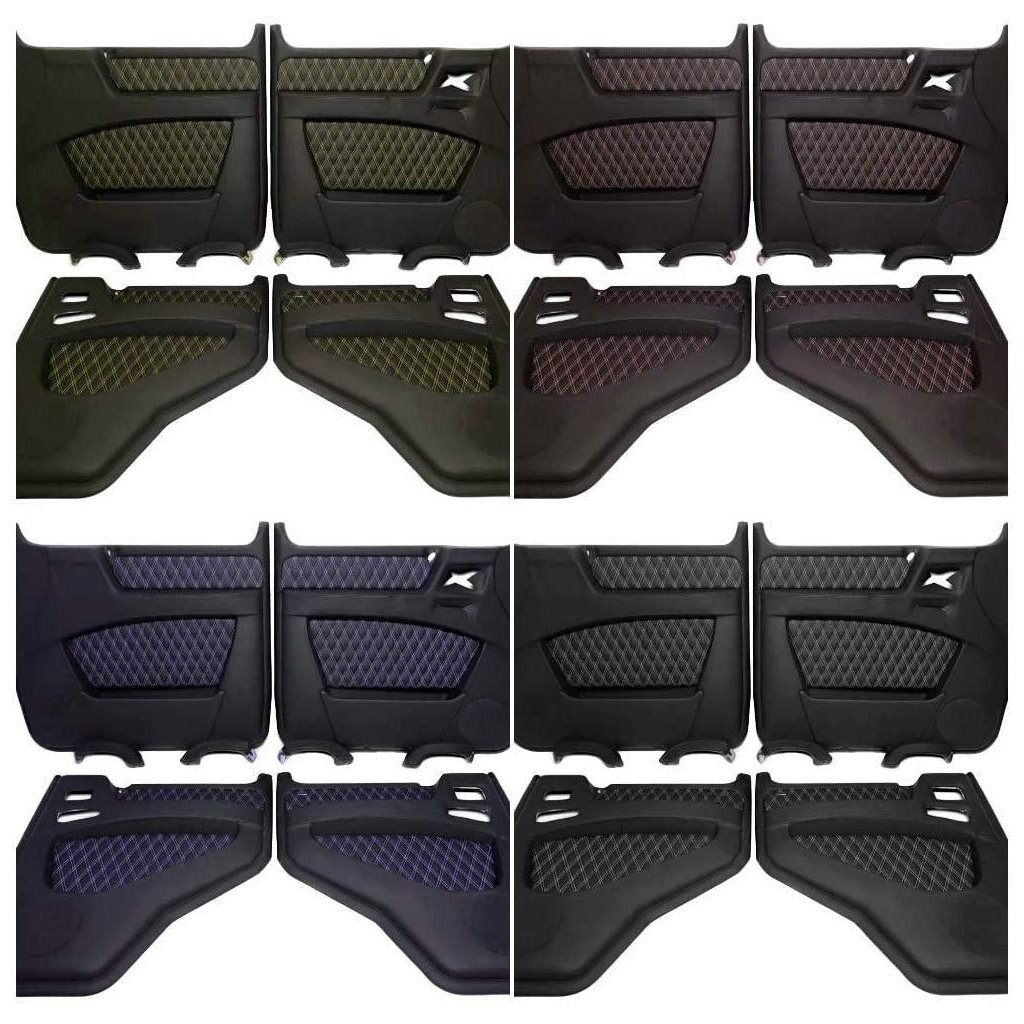 Fiberglass door panels with leather trim for mercedes-benz g-wagon g-class w463 1979 - 2001-Interior Style Fiberglass door panels with leather trim for mercedes-benz g-wagon g-class w463 1979 - 2001-Interior Style