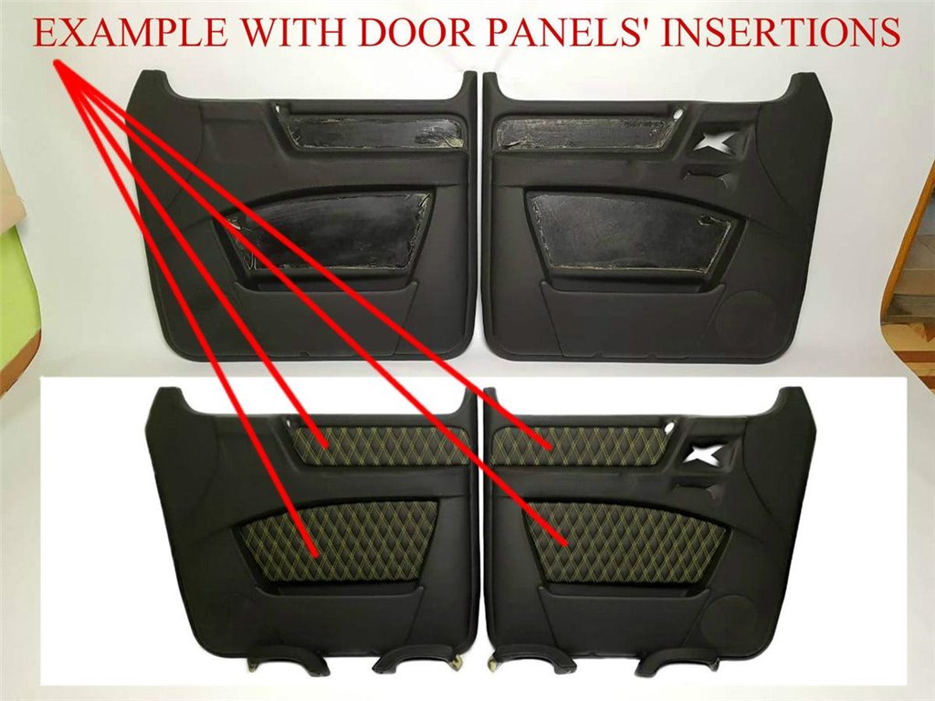Pannelli interni delle porte senza inserti in pelle per mercedes-benz w463 g-wagon 1979 - 2001-Stile interno