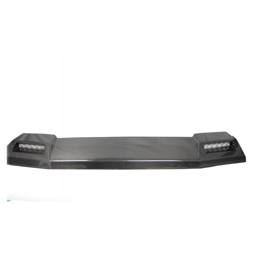 Spoiler anteriore in fibra di carbonio con LED per Mercedes-Benz W463 G-Wagon 4x4 6x6-G Class W463 6x6