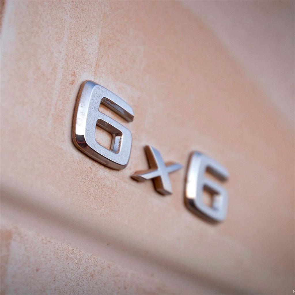 Metallic-Embleme 6x6 für Mercedes-Benz W463 6x6-G Class W463 6x6
