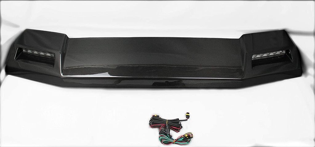 Carbon fiber front roof spoiler with LEDs for Mercedes-Benz W463 G-Wagon 4x4 6x6-G Class W463 4x4 Carbon fiber front roof spoiler with LEDs for Mercedes-Benz W463 G-Wagon 4x4 6x6-G Class W463 4x4