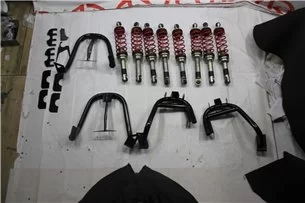 Suspension for 4x4 W463 (Shock absorbers 8 pcs with springs) Dual Shock Conversion for Gwagon-G Class W463 4x4 2