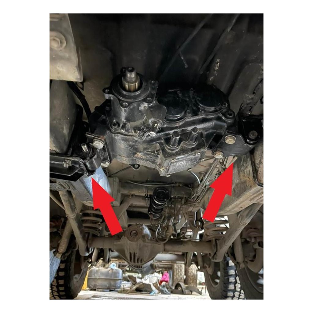 Fastening brackets for power divider box transfer case for Mercedes W463 6x6-G Class W463 6x6