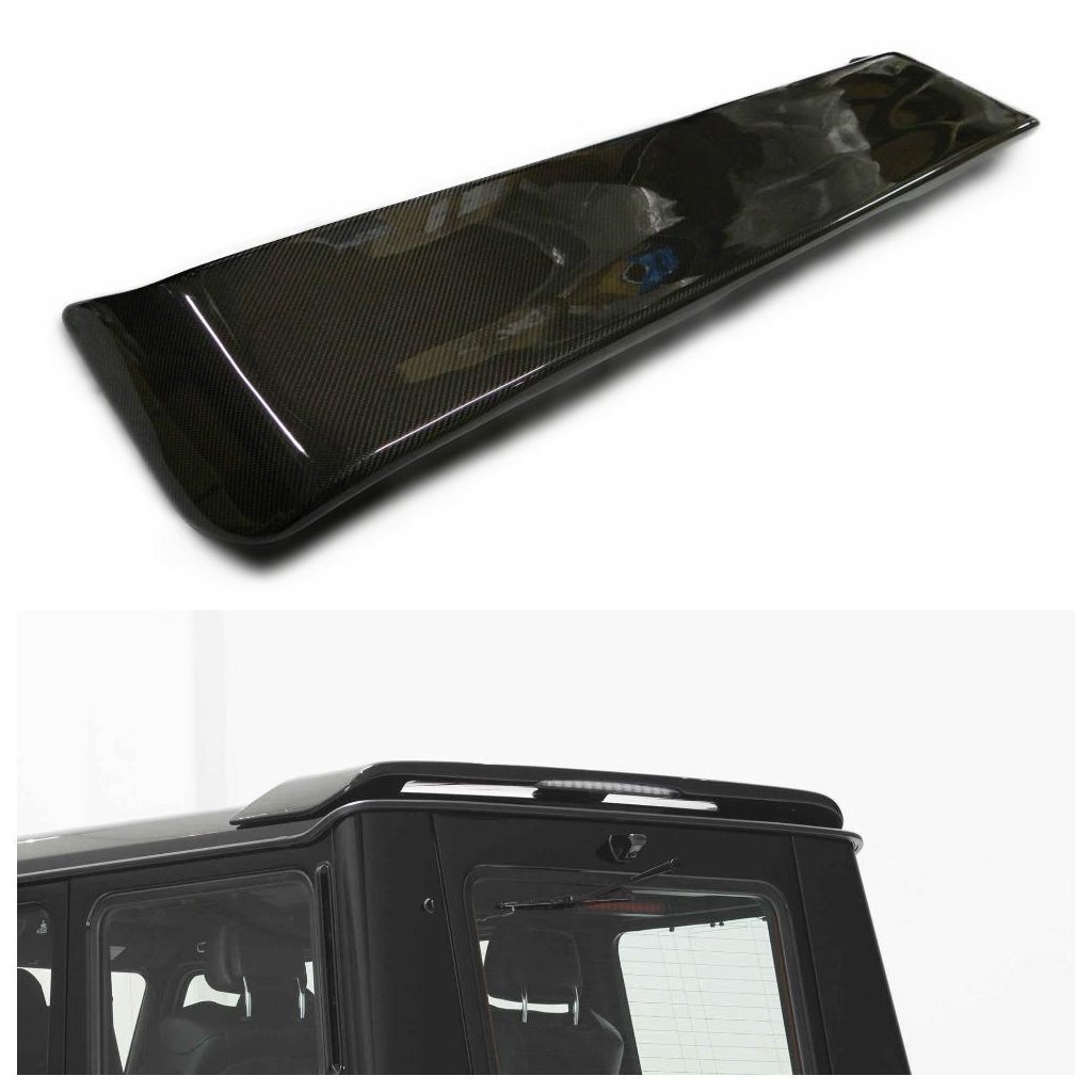 Mercedes-Benz W463 G-Wagon Carbon Fiber Rear Roof Spoiler-G Class W463 4x4 Mercedes-Benz W463 G-Wagon Carbon Fiber Rear Roof Spoiler-G Class W463 4x4