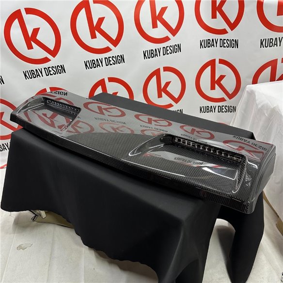 Kohlefaser Frontdachspoiler mit LEDs W463A 4x4 Style für Mercedes-Benz W463 4x4-G Class W463A 4x4
