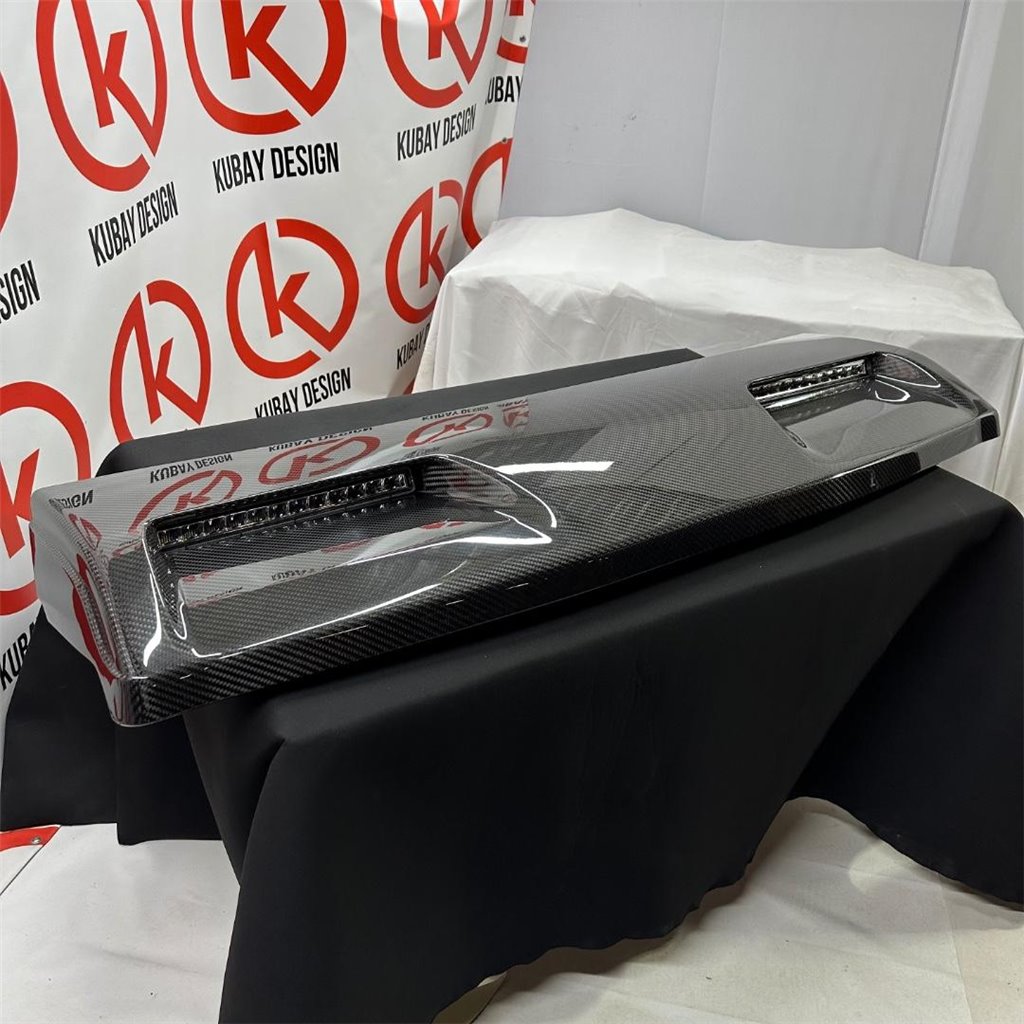 Kohlefaser Frontdachspoiler mit LEDs W463A 4x4 Style für Mercedes-Benz W463 4x4-G Class W463A 4x4