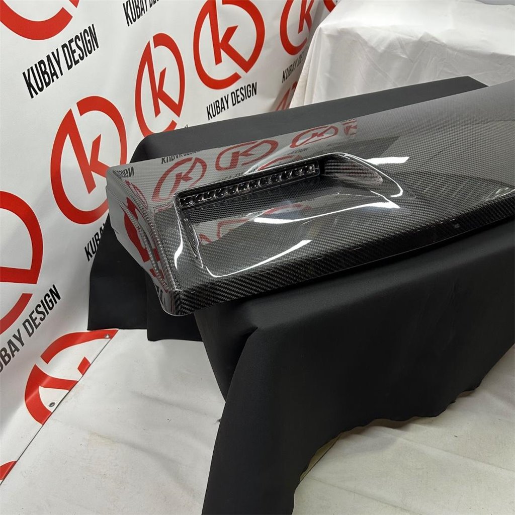 Kohlefaser Frontdachspoiler mit LEDs W463A 4x4 Style für Mercedes-Benz W463 4x4-G Class W463A 4x4