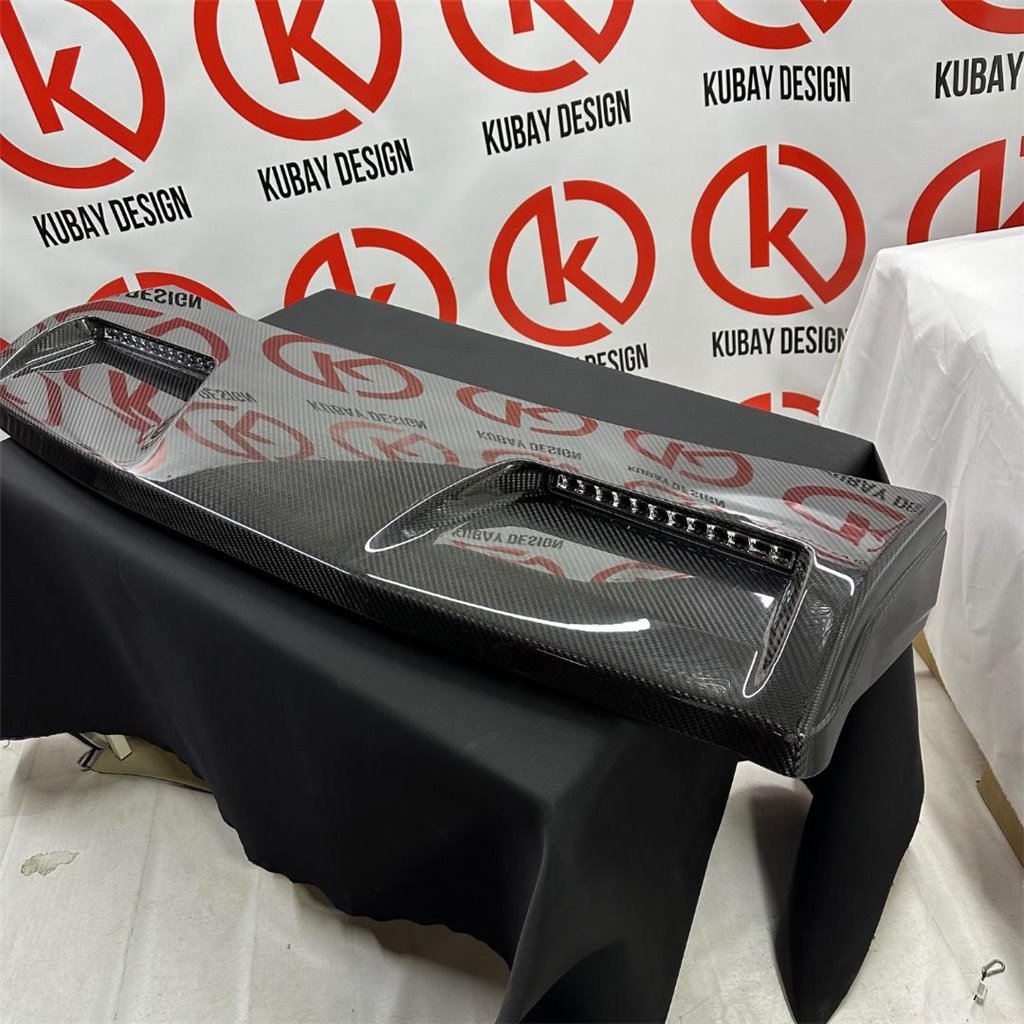 Kohlefaser Frontdachspoiler mit LEDs W463A 4x4 Style für Mercedes-Benz W463 4x4-G Class W463A 4x4