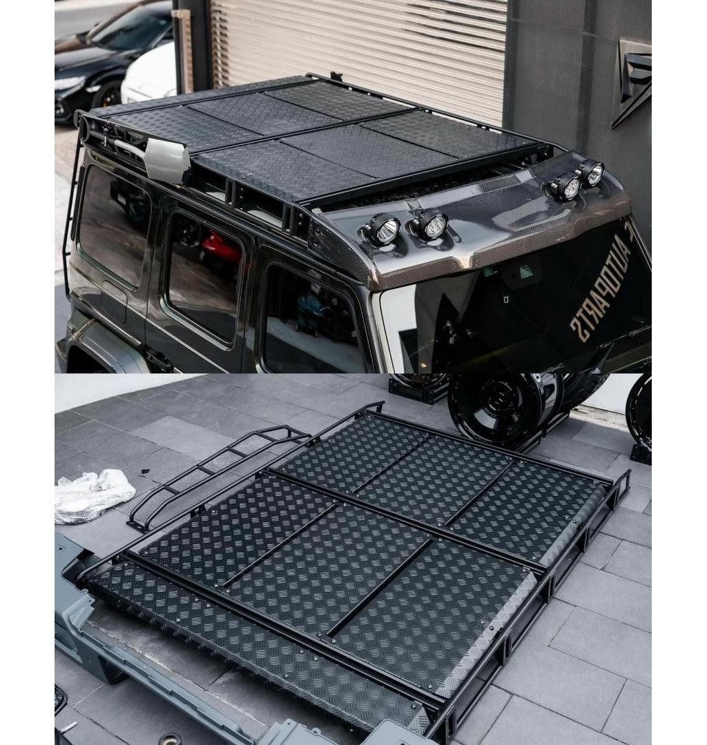 Metallischer Dachträger für Mercedes-Benz W463A 4x4 G-Wagon-G Class W463A 4x4 Metallischer Dachträger für Mercedes-Benz W463A 4x4 G-Wagon-G Class W463A 4x4