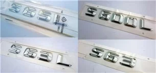 Emblema del bagagliaio posteriore/lettera numerata S63 S63l S65l S600l Mercedes-benz Classe S W221-S Class W221 2