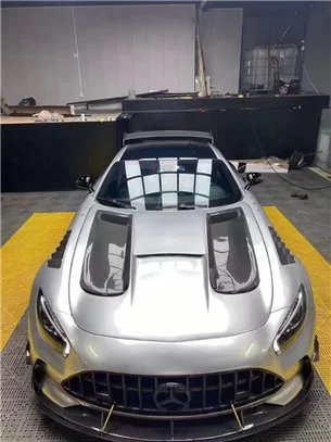 Glasfaser + Kohlefaser GTR Karosseriekit für Mercedes GT-Mercedes Benz GT 2