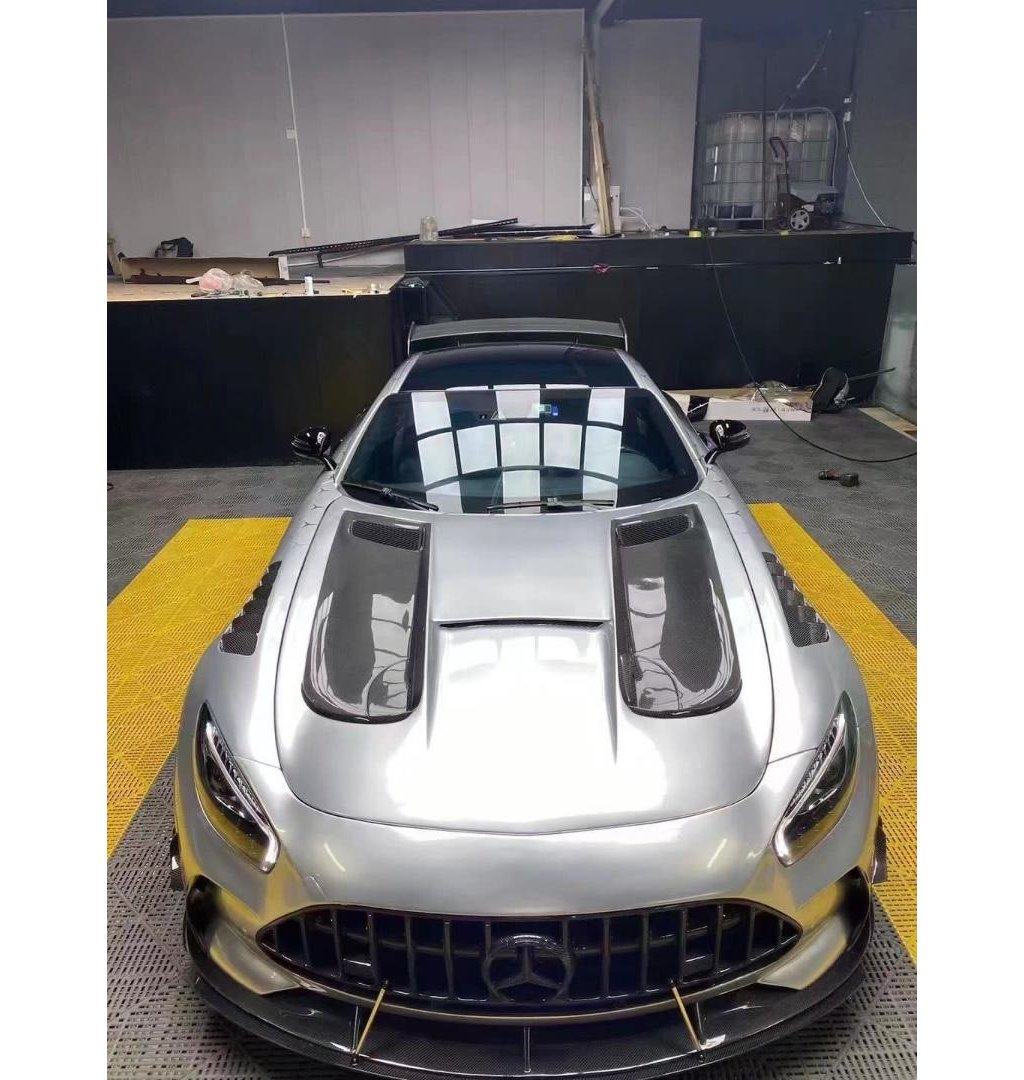 Kit carrozzeria GTR in fibra di vetro + fibra di carbonio per Mercedes GT-Mercedes Benz GT