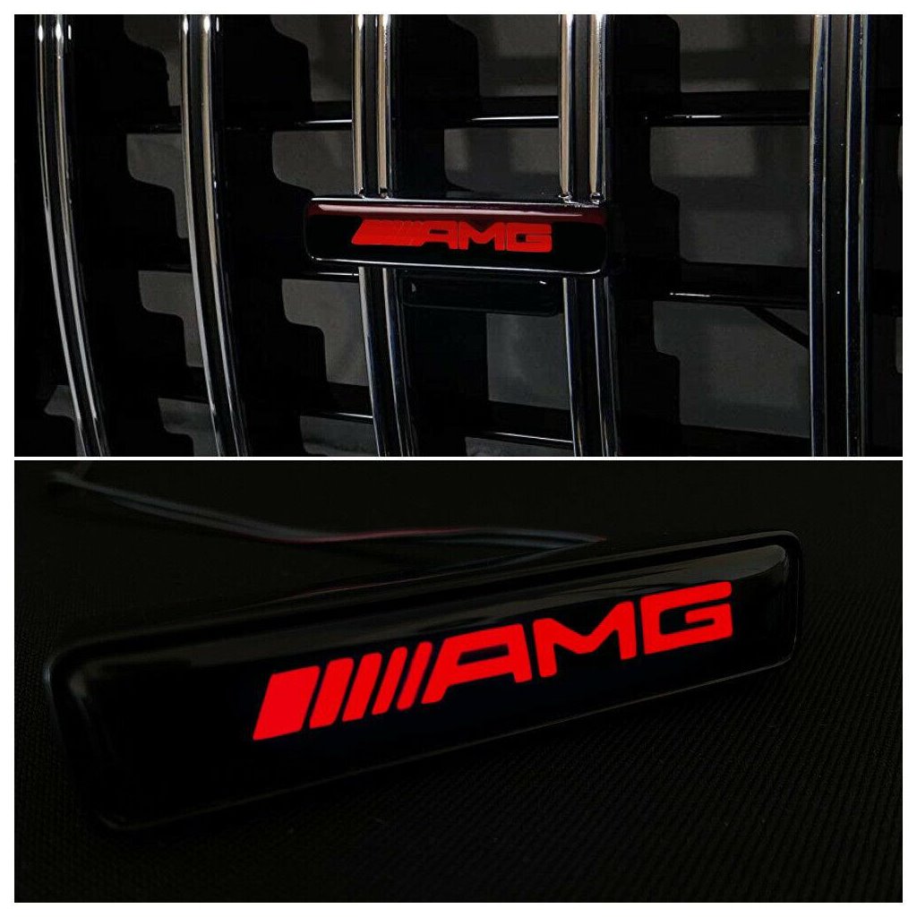 AMG Style RED Frontgrill Badge Led Beleuchtetes Logo für Mercedes-Benz Fahrzeuge-Embleme AMG Style RED Frontgrill Badge Led Beleuchtetes Logo für Mercedes-Benz Fahrzeuge-Embleme