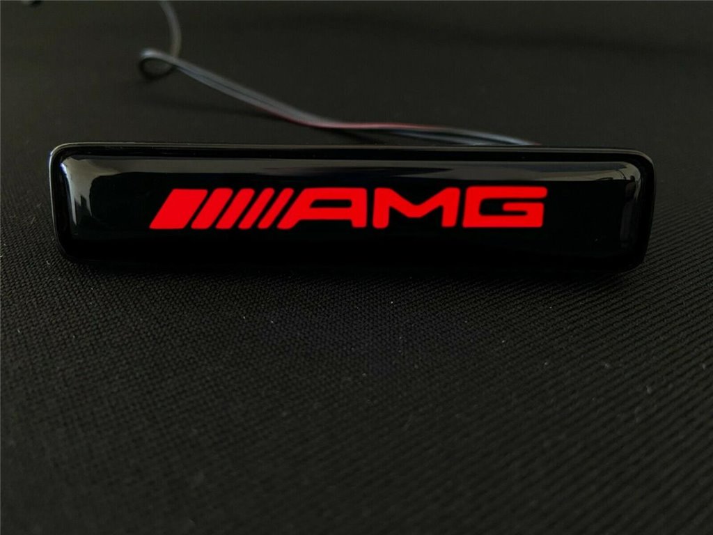 AMG Style RED Frontgrill Badge Led Beleuchtetes Logo für Mercedes-Benz Fahrzeuge-Embleme AMG Style RED Frontgrill Badge Led Beleuchtetes Logo für Mercedes-Benz Fahrzeuge-Embleme