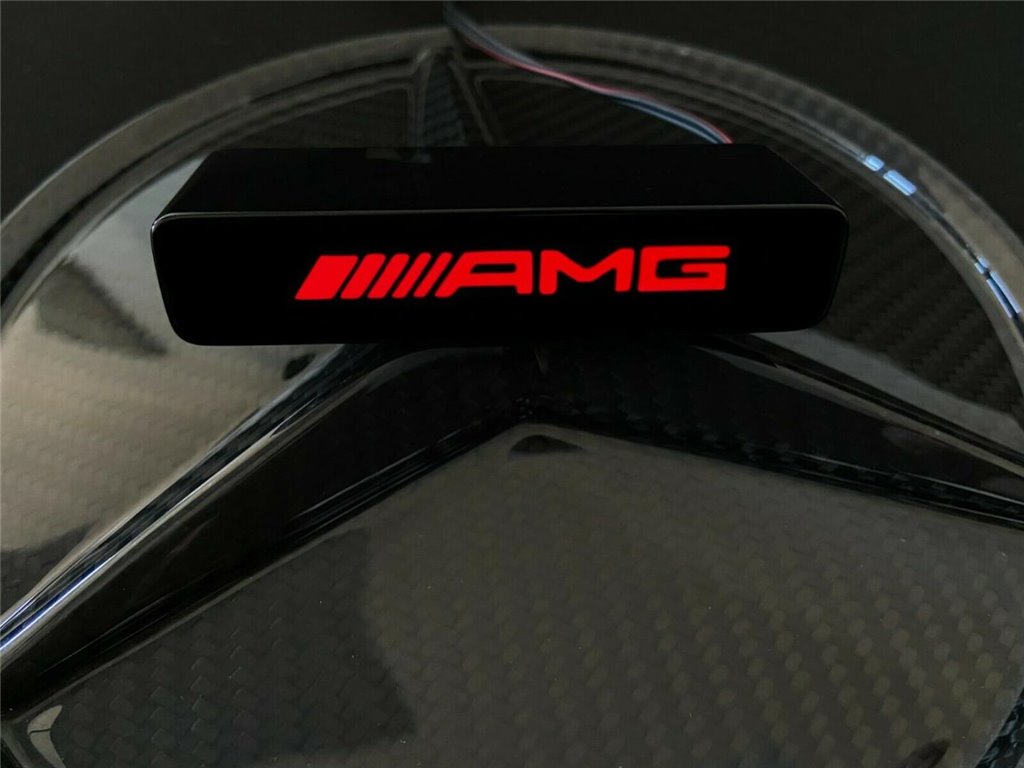 AMG Style RED Frontgrill Badge Led Beleuchtetes Logo für Mercedes-Benz Fahrzeuge-Embleme AMG Style RED Frontgrill Badge Led Beleuchtetes Logo für Mercedes-Benz Fahrzeuge-Embleme