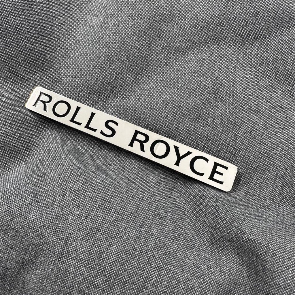 Set di tappetini metallizzati con emblemi per Rolls-Royce Cullinan Phantom Ghost Wraith Spectre-Rolls Royce Cullinan